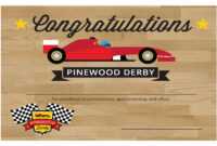 Pin On Pinewood Derby pertaining to Pinewood Derby Certificate Template