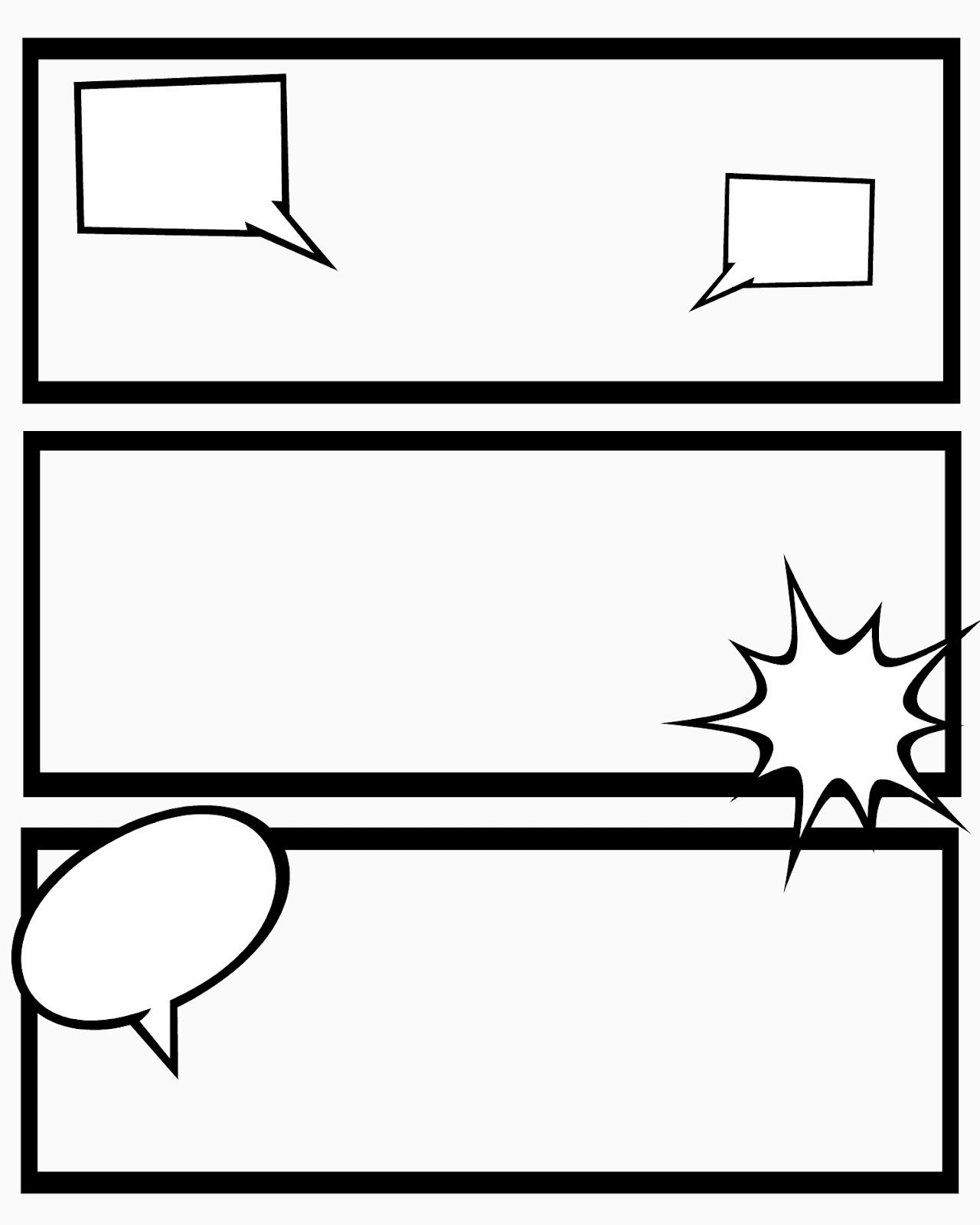 Pin On Unmask: Teen Summer Reading With Printable Blank Comic Strip Template For Kids