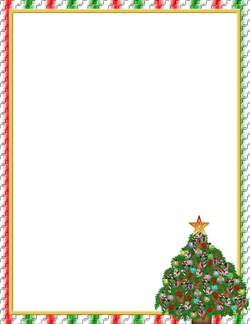 Pin On X Mas/clipart/collages/subway Regarding Christmas Border Word Template