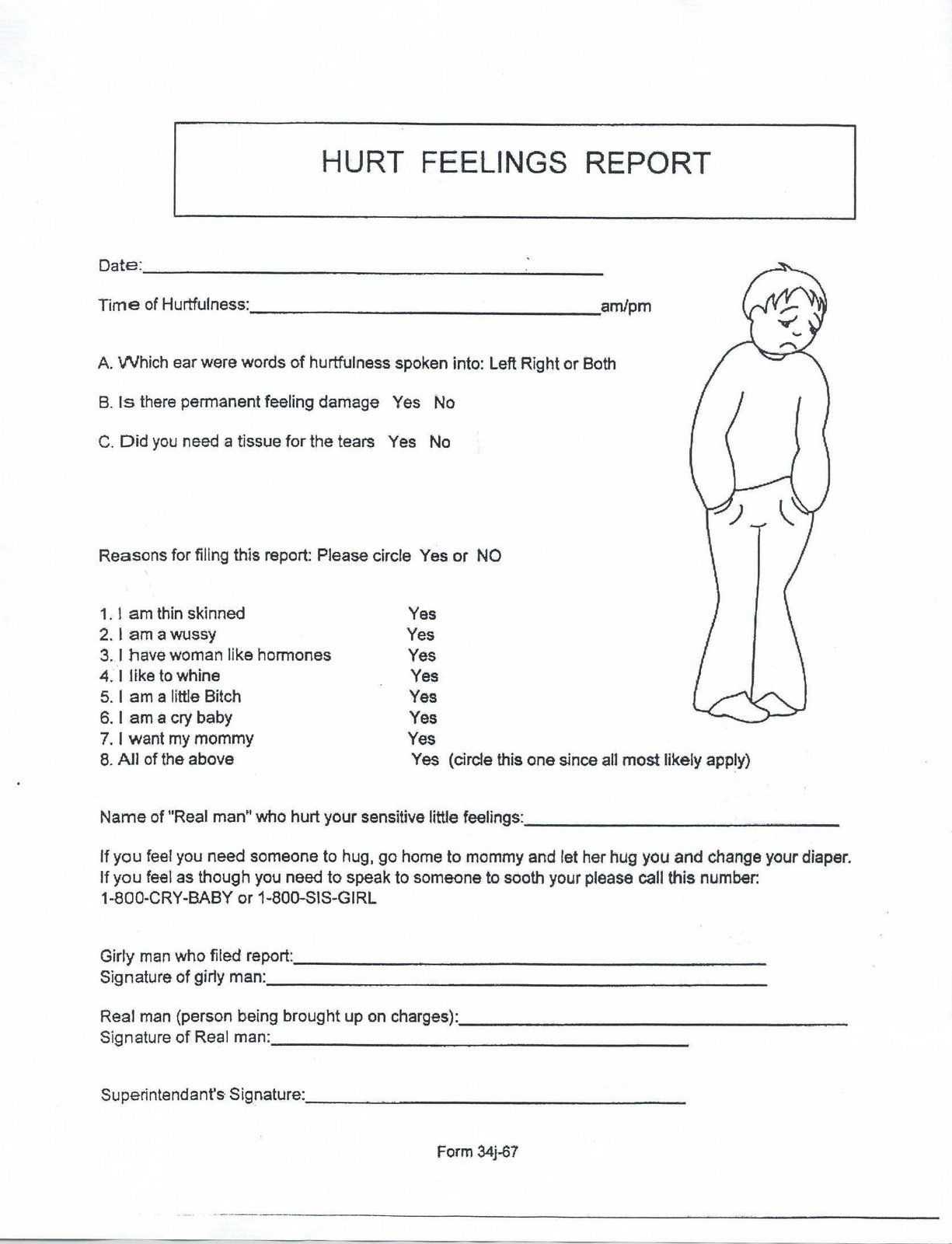 Pinamber Rollins On Diddles | Hurt Feelings, It Hurts In Hurt Feelings Report Template