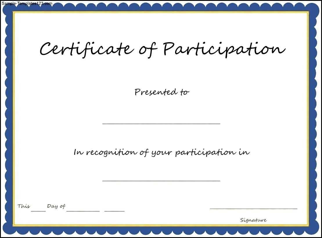 Pincristina Nava On Career Day | Certificate Of With Regard To Sample Certificate Of Participation Template