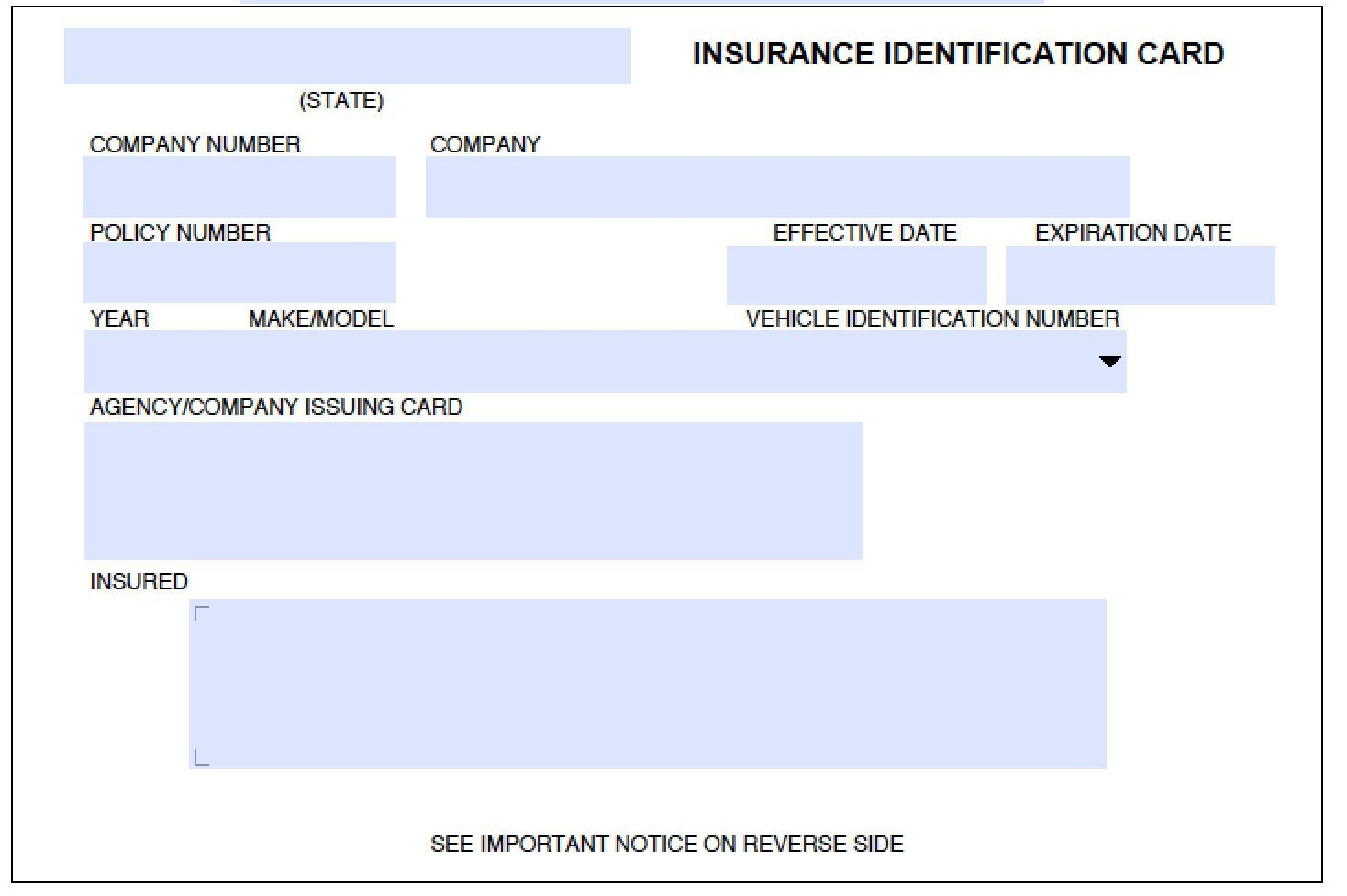 Pindinding 3D On Remplates And Resume In 2019 | Report For Fake Car Insurance Card Template