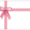 Pink Bow Ight Pink Gift Certificates Template Designs Within Pink Gift Certificate Template