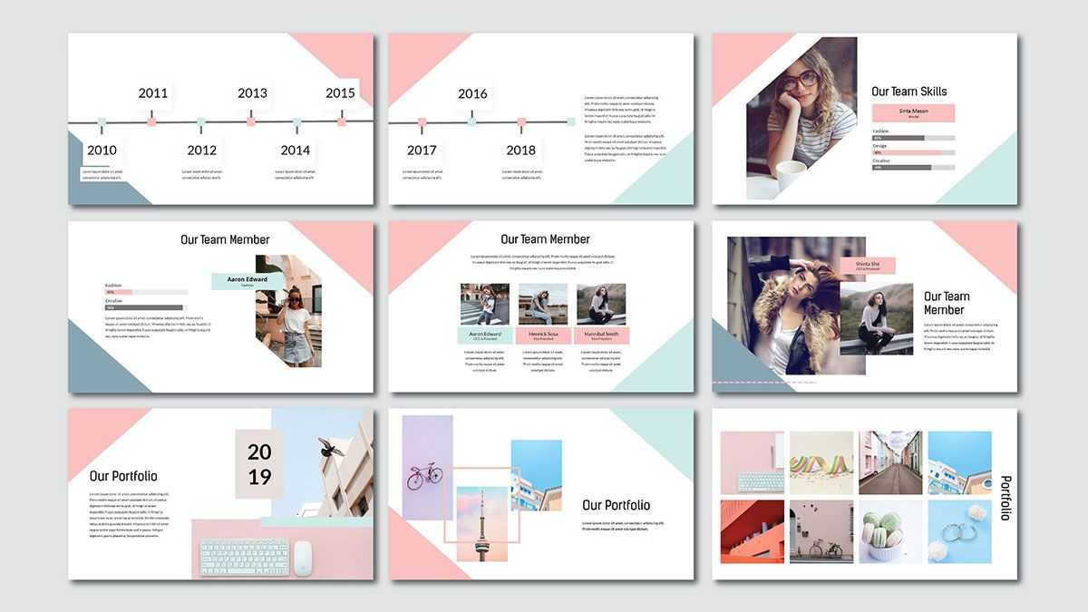 Pink Pastel Free Powerpoint Template Slide 2 Powerpointify Throughout Biography Powerpoint Template