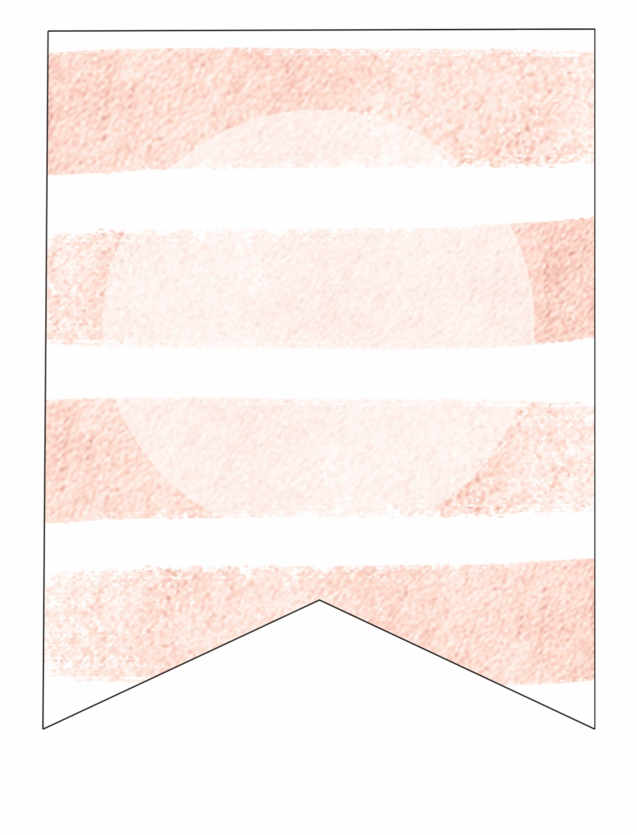 Pink Stripes Blank Banner Template – Shadow, Transparent Png With Free Blank Banner Templates