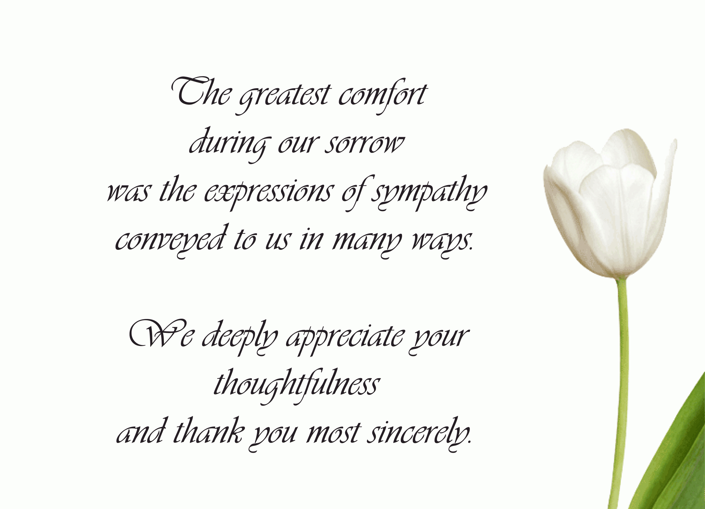 Pinkristine Wayman On Sympathy Thank Yous | Funeral Regarding Sympathy Thank You Card Template