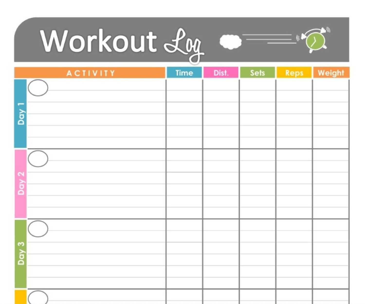 Pinkristy Winburn Revels On School Planners & Supplies Intended For Blank Workout Schedule Template