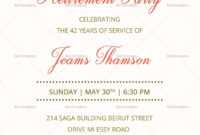 Pinm Haseem On Download | Retirement Party Invitations pertaining to Retirement Card Template