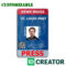 Pinrandell Fisco On Saved | Id Badge Maker, Badge Maker for Media Id Card Templates
