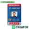 Pinrandell Fisco On Saved | Id Badge Maker, Badge Maker For Media Id Card Templates