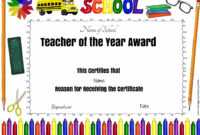 Pintiffany Ehlers On Avary | Teacher Awards, Award with Best Teacher Certificate Templates Free