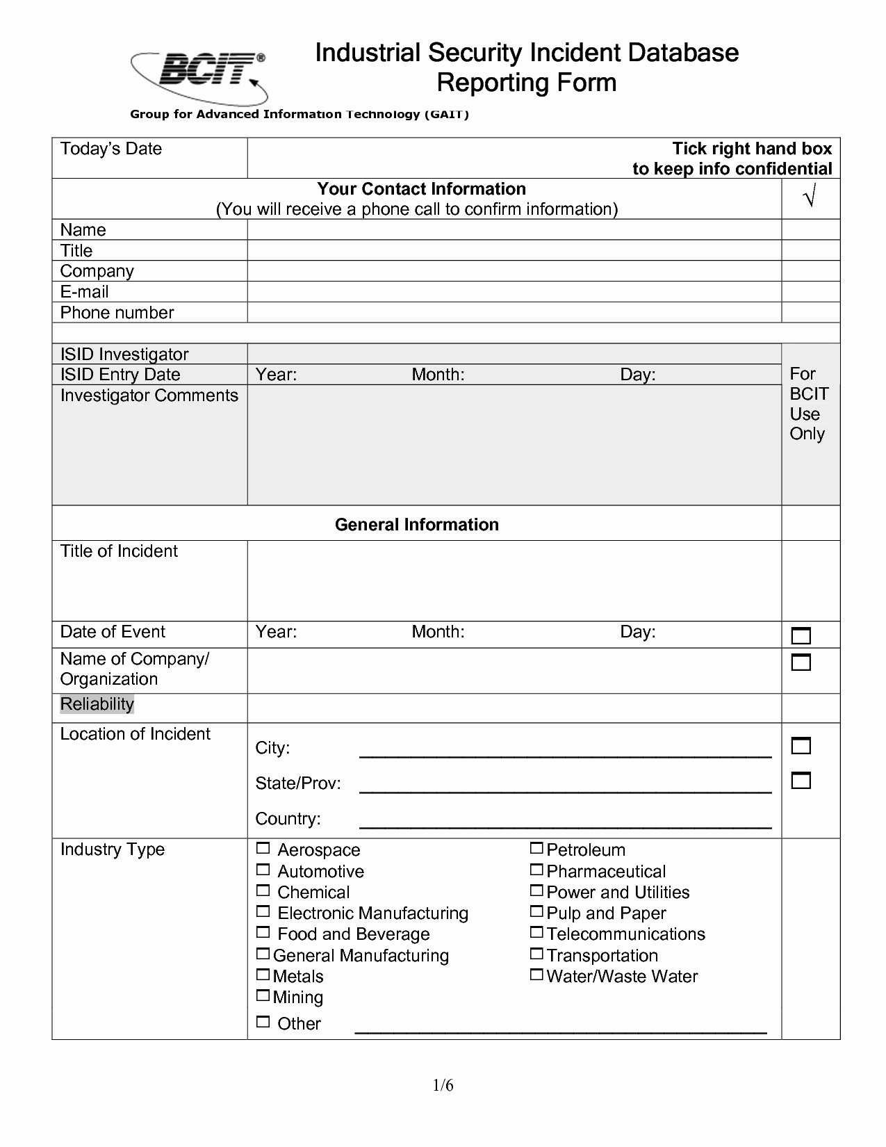 Pinwaldwert Site On Resume Formats | Incident Report Throughout Customer Visit Report Format Templates