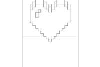 Pixel Heart Pop Up Card | Pop Up Card Templates, Heart Pop regarding Pop Out Heart Card Template