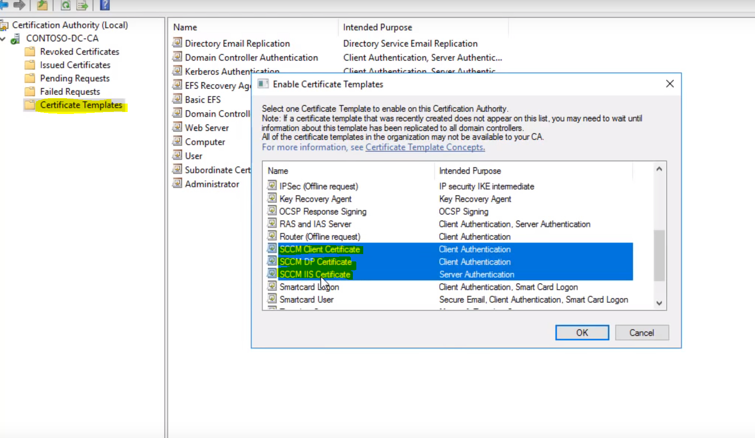 Pki Certificate Requirement For Sccm – Hashmat It Nerd Pertaining To Workstation Authentication Certificate Template
