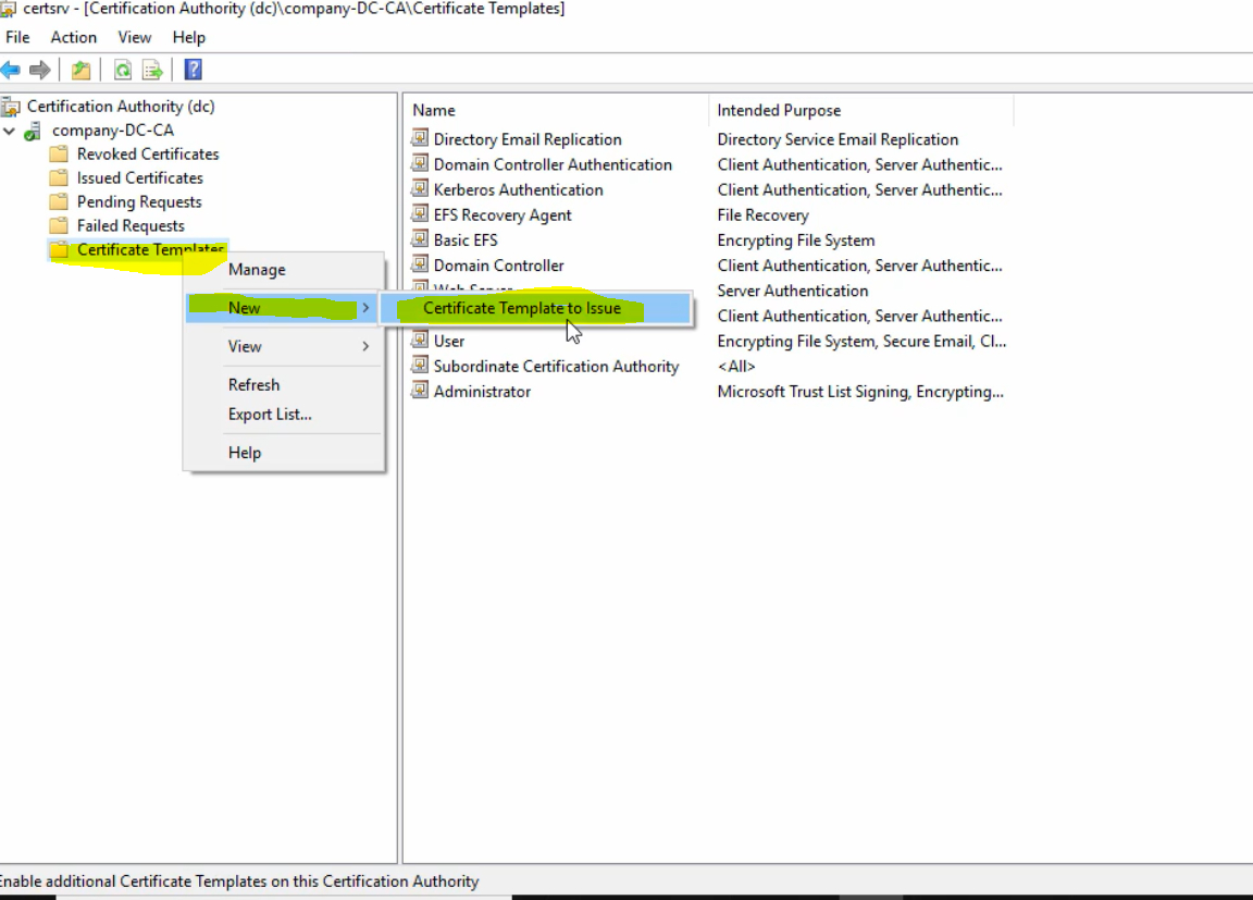 Pki Certificate Requirement For Sccm – Hashmat It Nerd Regarding Domain Controller Certificate Template