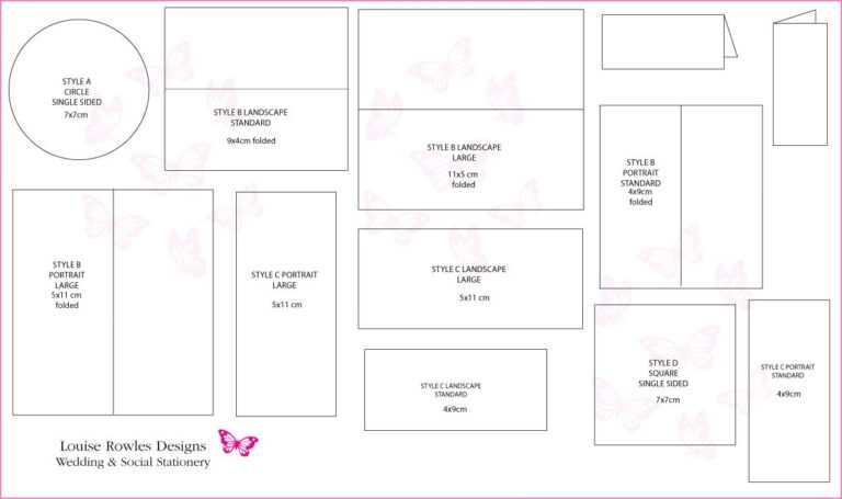 Fold Over Place Card Template