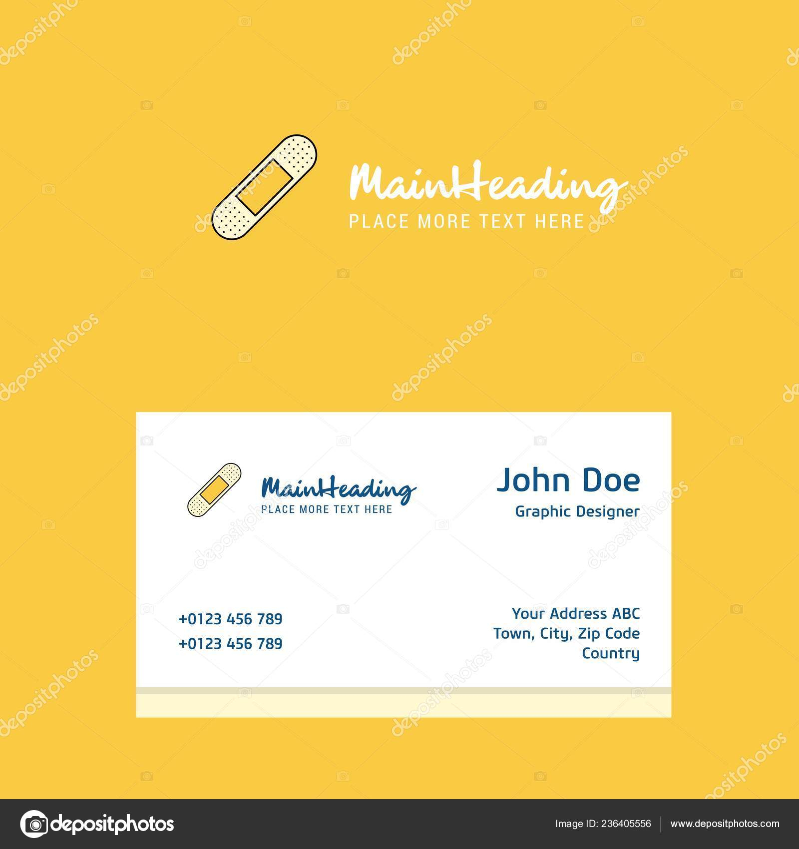 Plaster Logo Design Business Card Template Elegant Corporate Regarding Plastering Business Cards Templates