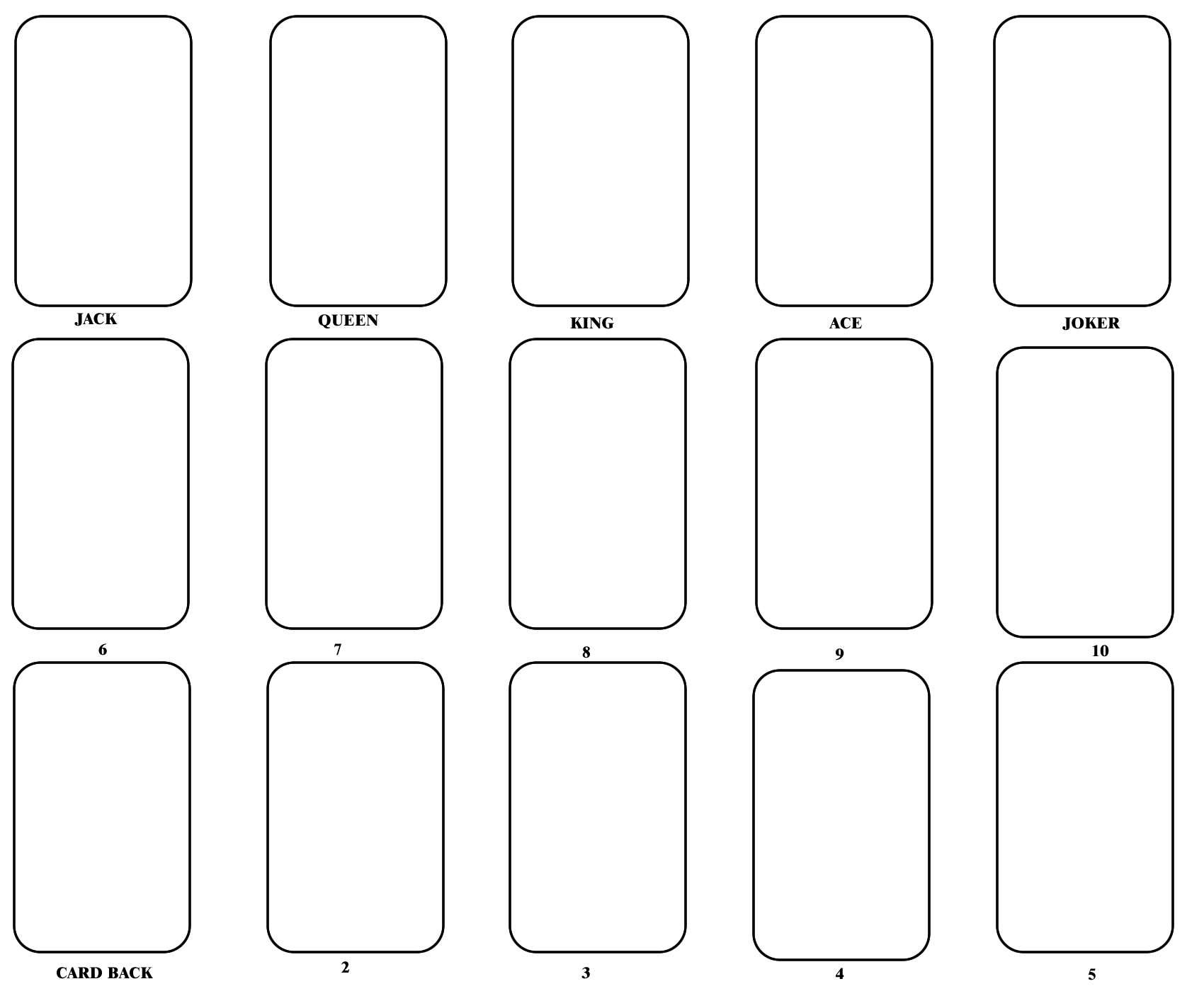 Playing Card Template | Business Template Within Blank Playing Card Template