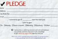 Pledge Cards For Churches | Pledge Card Templates | My Stuff inside Free Pledge Card Template