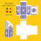 Poker Card Size Tuck Box Template.vector Illustration Ready Design.. Regarding Playing Card Design Template