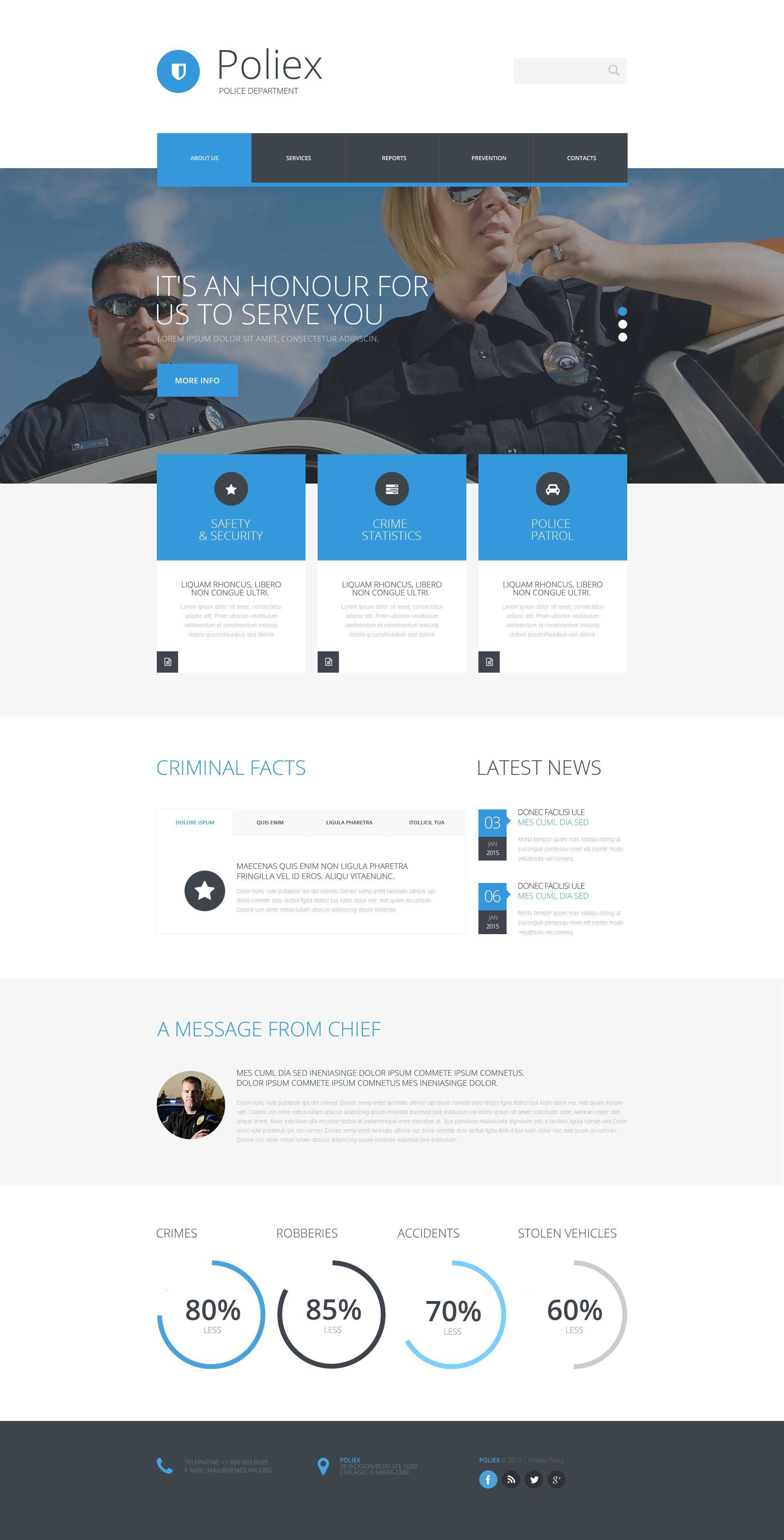 Police Department Website Template With Regard To Reporting Website Templates