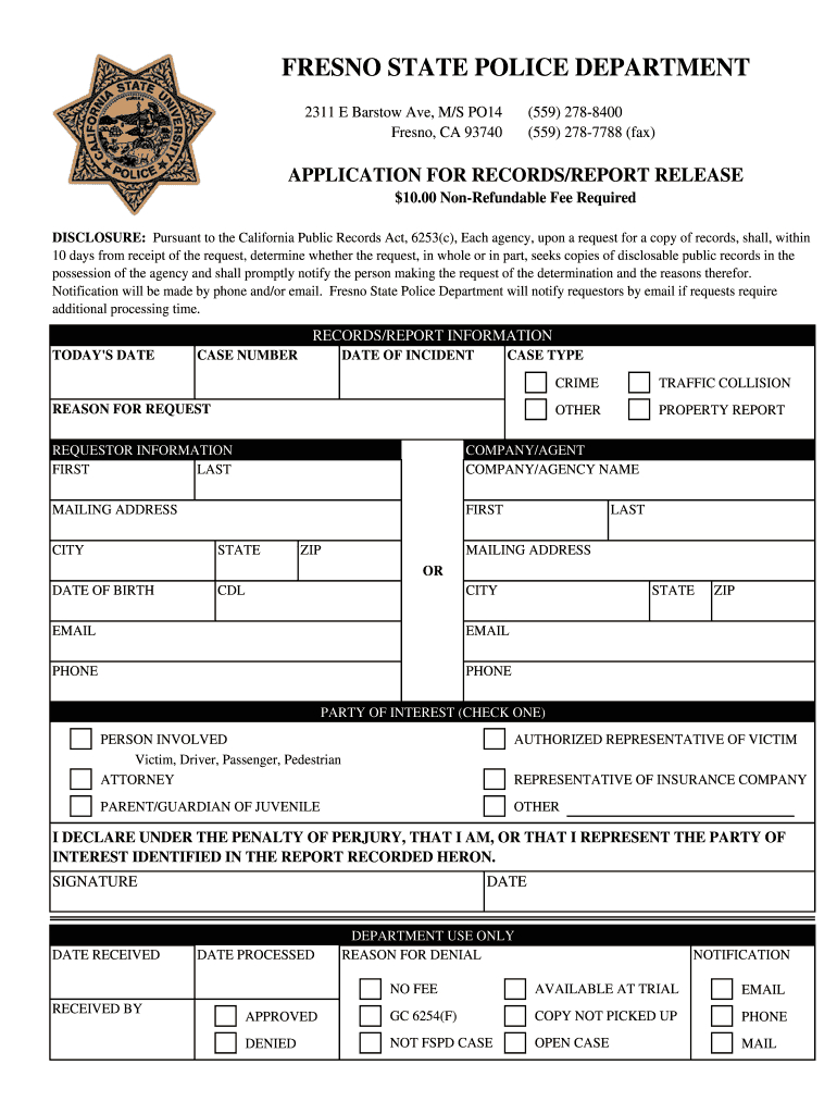 Police Report Form – Fill Online, Printable, Fillable, Blank Within Police Report Template Pdf