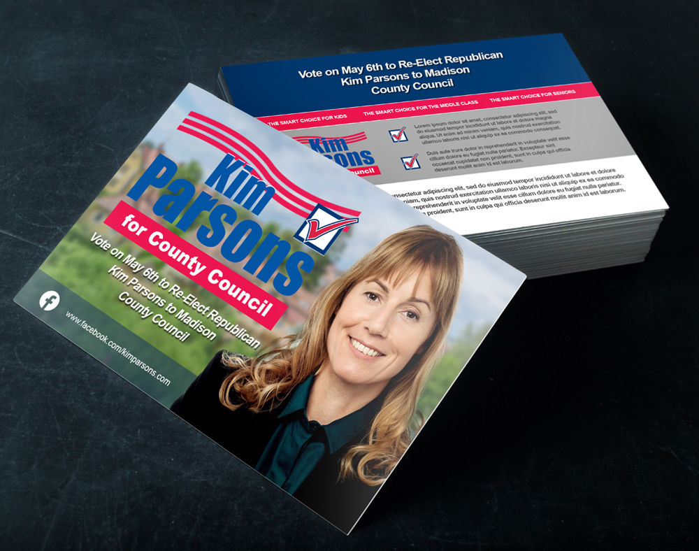Political Campaign Printing & Direct Mail | Printplace Inside Push Card Template