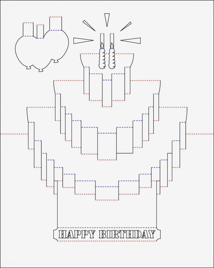 Pop Up Birthday Card Template | My Birthday | Pop Up Card For Happy Birthday Pop Up Card Free Template