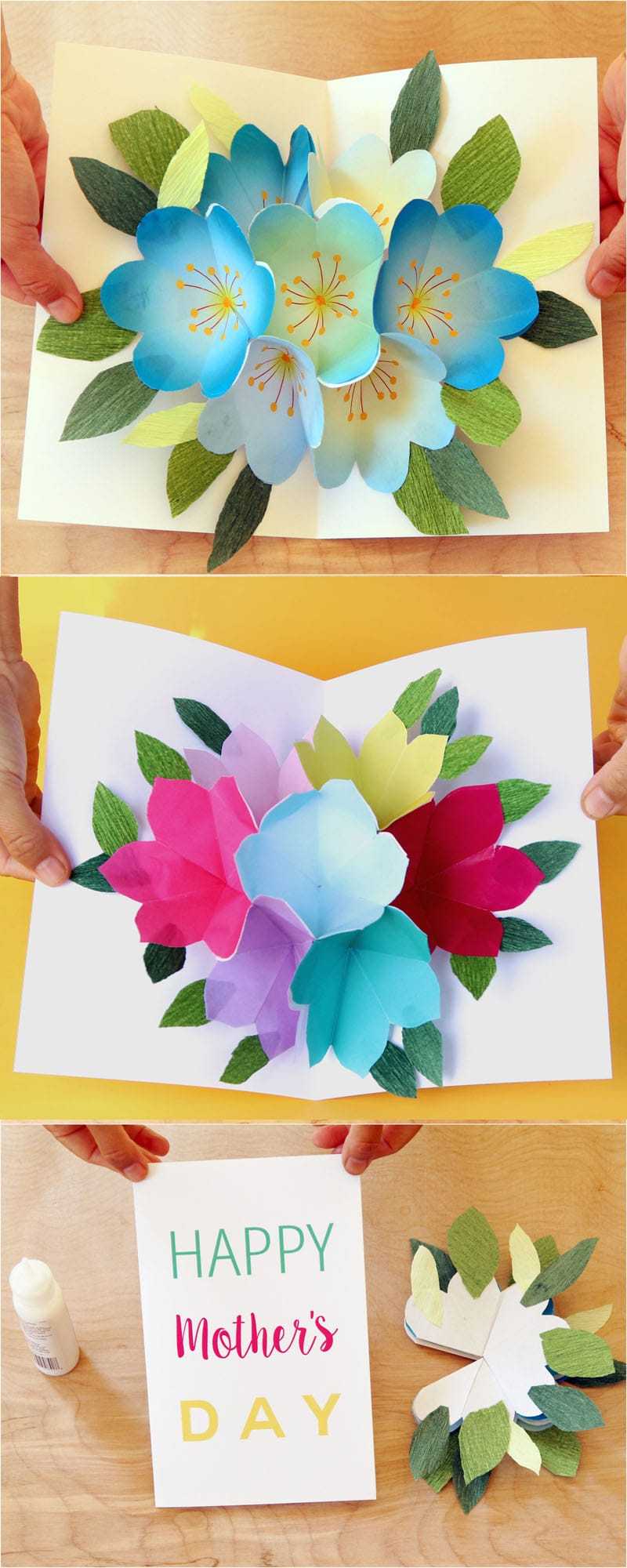 Pop Up Flowers Diy Printable Mother's Day Card – A Piece Of For Diy Pop Up Cards Templates