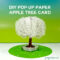 Pop Up Paper Apple Tree Card (3D Sliceform) – Jennifer Maker In Diy Pop Up Cards Templates