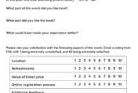 Post-Event Survey Tips And Template - Qgiv Success Center in Event Survey Template Word