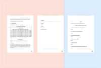 Post Training Report Template regarding After Training Report Template