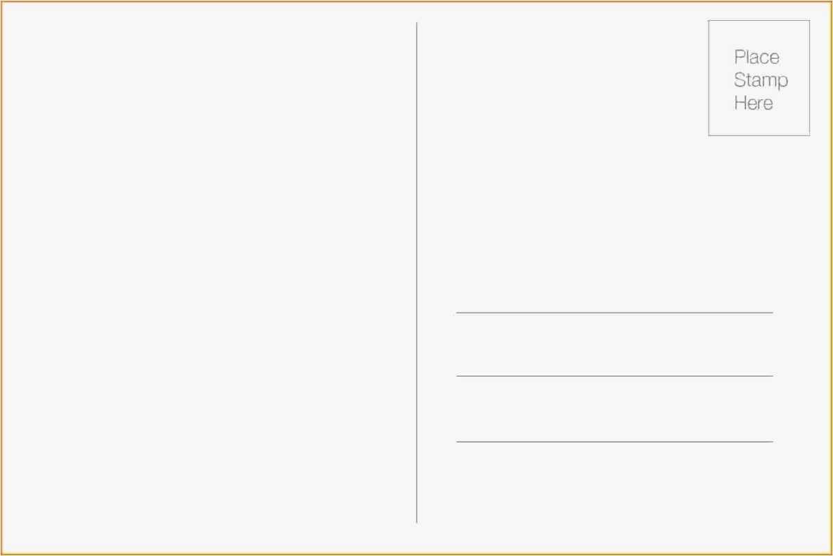 Postcards 4×6 Postcard Template Free Templates Back Download With 4X6 Photo Card Template Free
