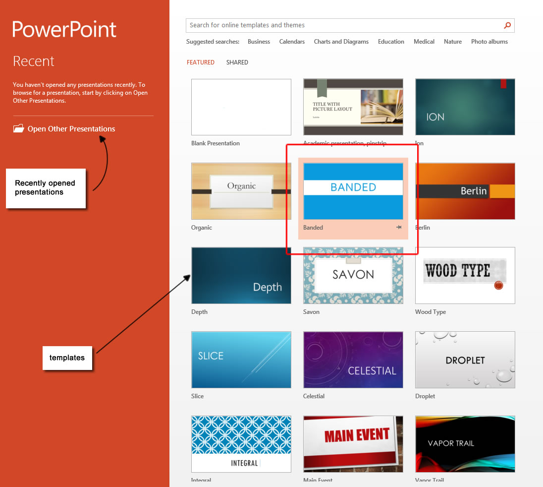 Powerpoint 2013 Templates – Microsoft Powerpoint 2013 Tutorials For What Is Template In Powerpoint