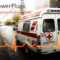 Powerpoint Template: An Ambulance With A Heartbeat Line And Throughout Ambulance Powerpoint Template