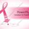 Powerpoint Template: Breast Cancer Awareness Pink Ribbon Pertaining To Breast Cancer Powerpoint Template