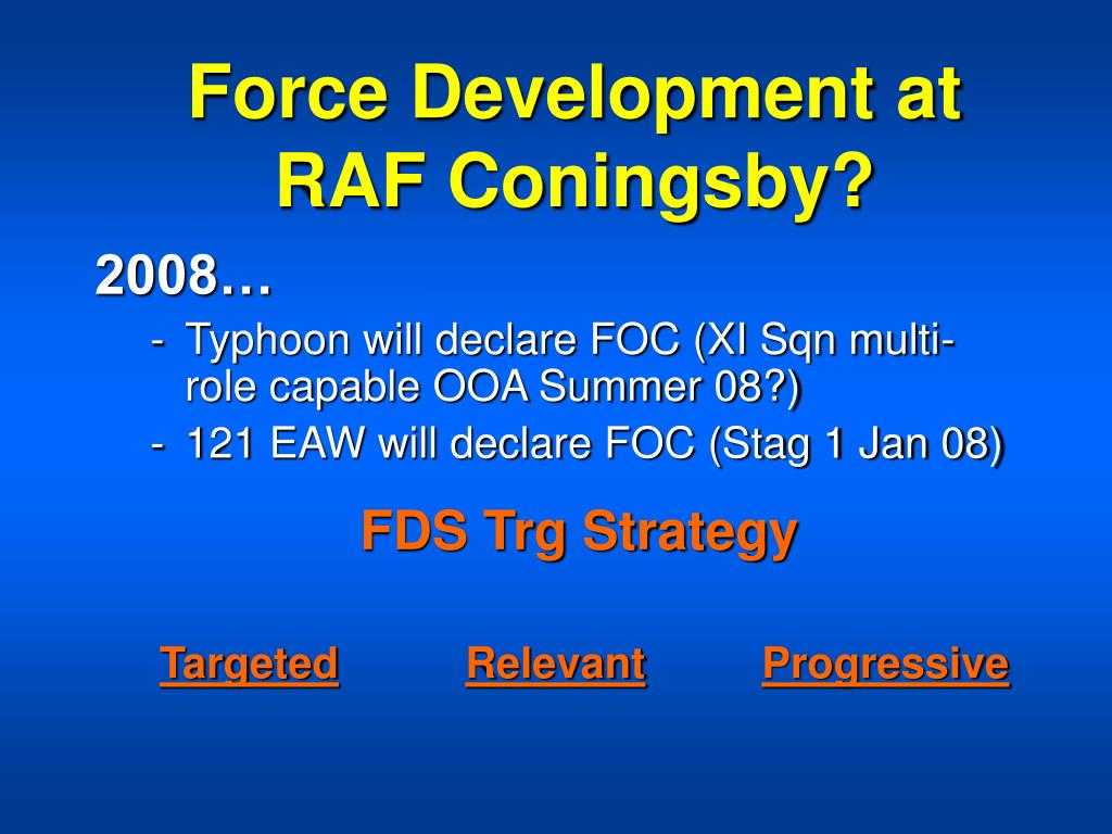 Ppt – Force Development Raf Coningsby Powerpoint With Raf Powerpoint Template