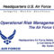 Ppt – Operational Risk Management – The Air Force Way In Air Force Powerpoint Template