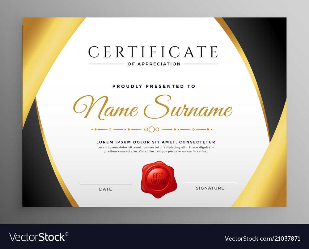 Premium Certificate Of Appreciation Template Pertaining To Free Certificate Of Appreciation Template Downloads