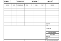 Pressure Testing Form - Fill Online, Printable, Fillable pertaining to Hydrostatic Pressure Test Report Template