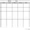 Print Blank Calendar Template Weekly Calendar Template Pertaining To Blank Activity Calendar Template