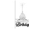 Print Out Black And White Birthday Cards | Projects To Try Regarding Foldable Birthday Card Template