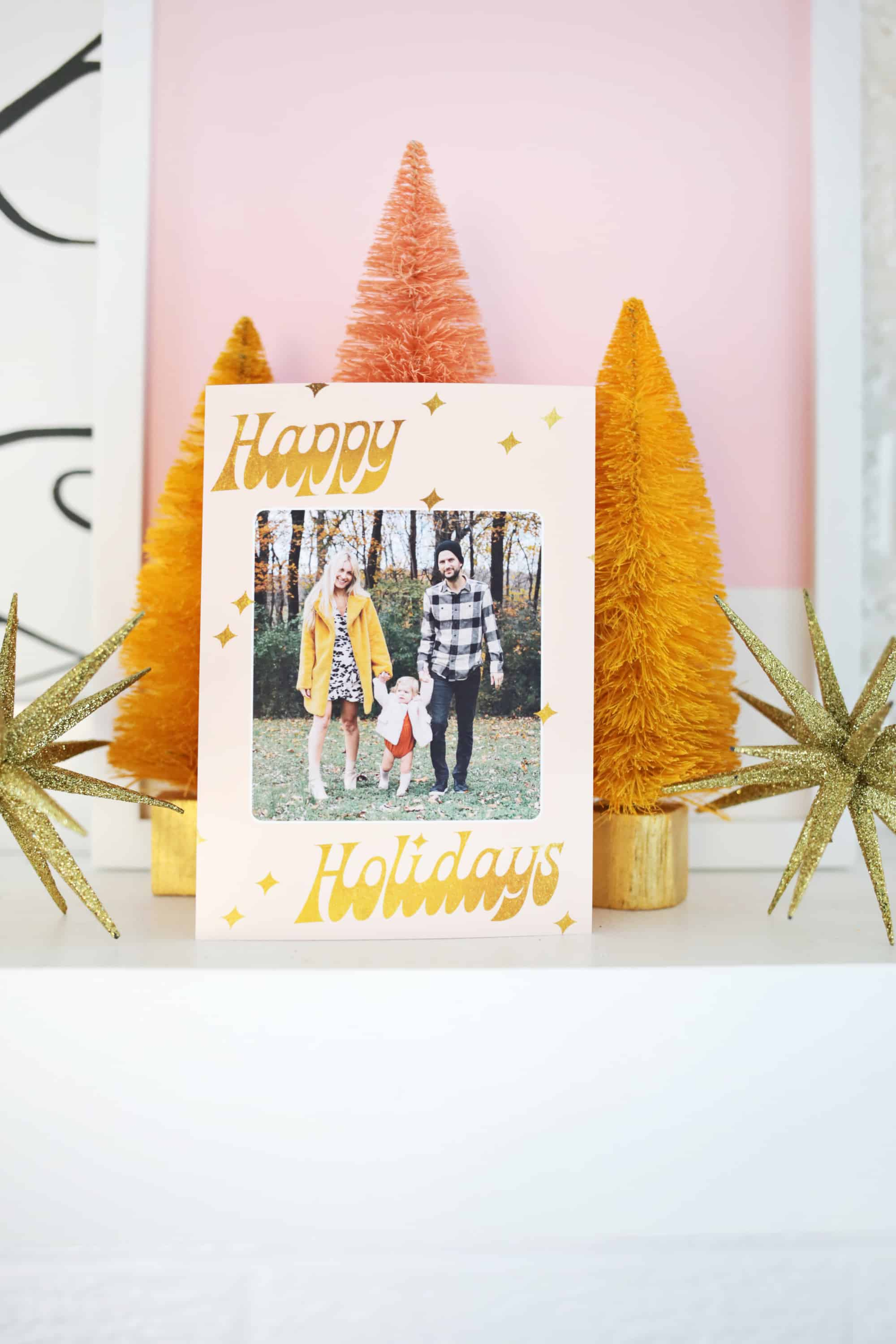 Print Your Own Holiday Cards (Free Template Included!) – A In Print Your Own Christmas Cards Templates