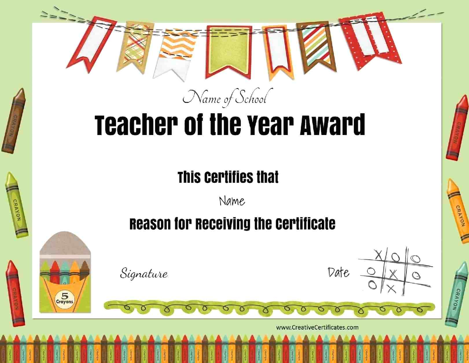 Printable Award Certificates – Bluedotsheet.co Within Best Teacher Certificate Templates Free