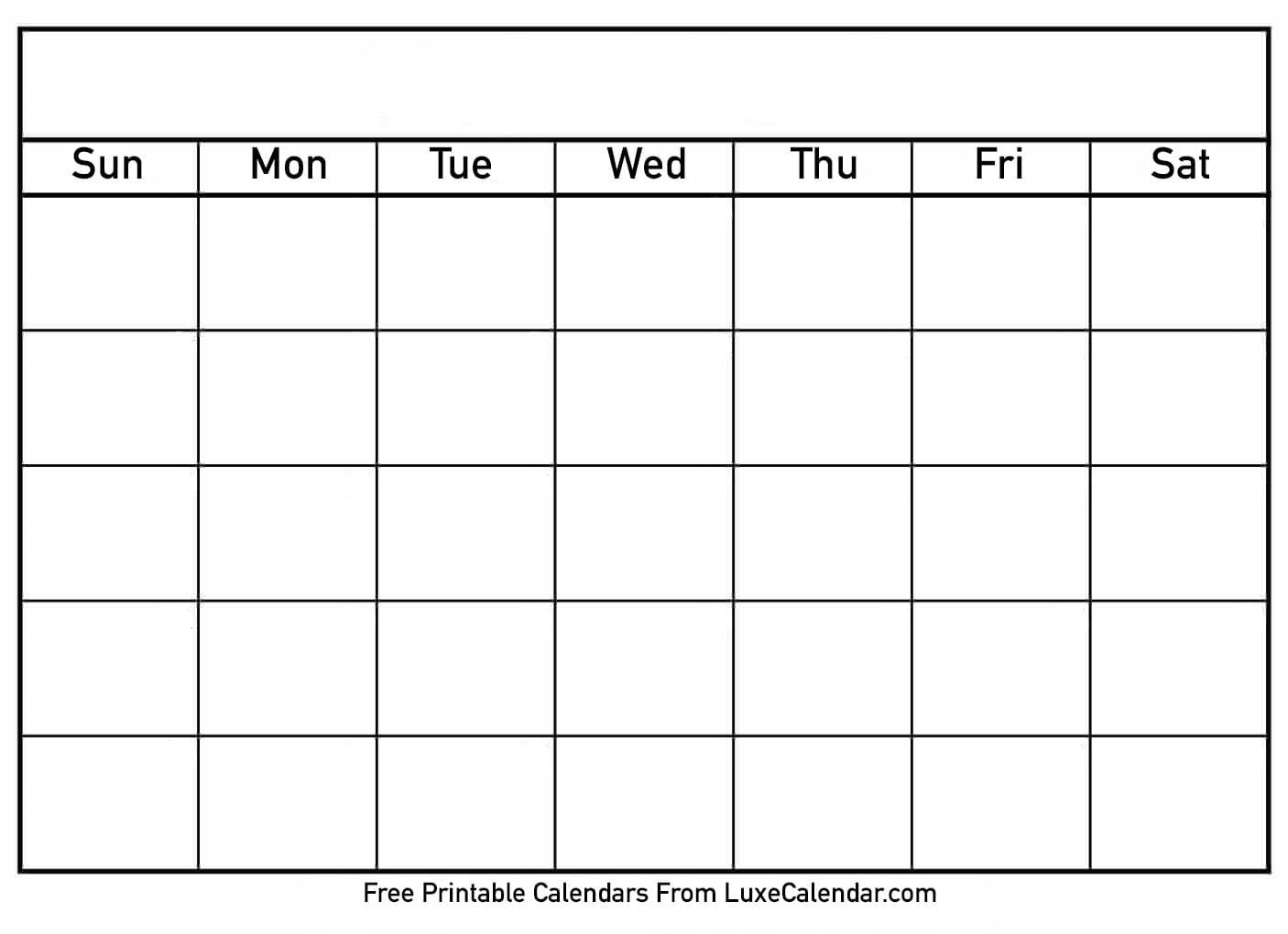 Printable Calendar Templates Full Page – Calendar Regarding Full Page Blank Calendar Template