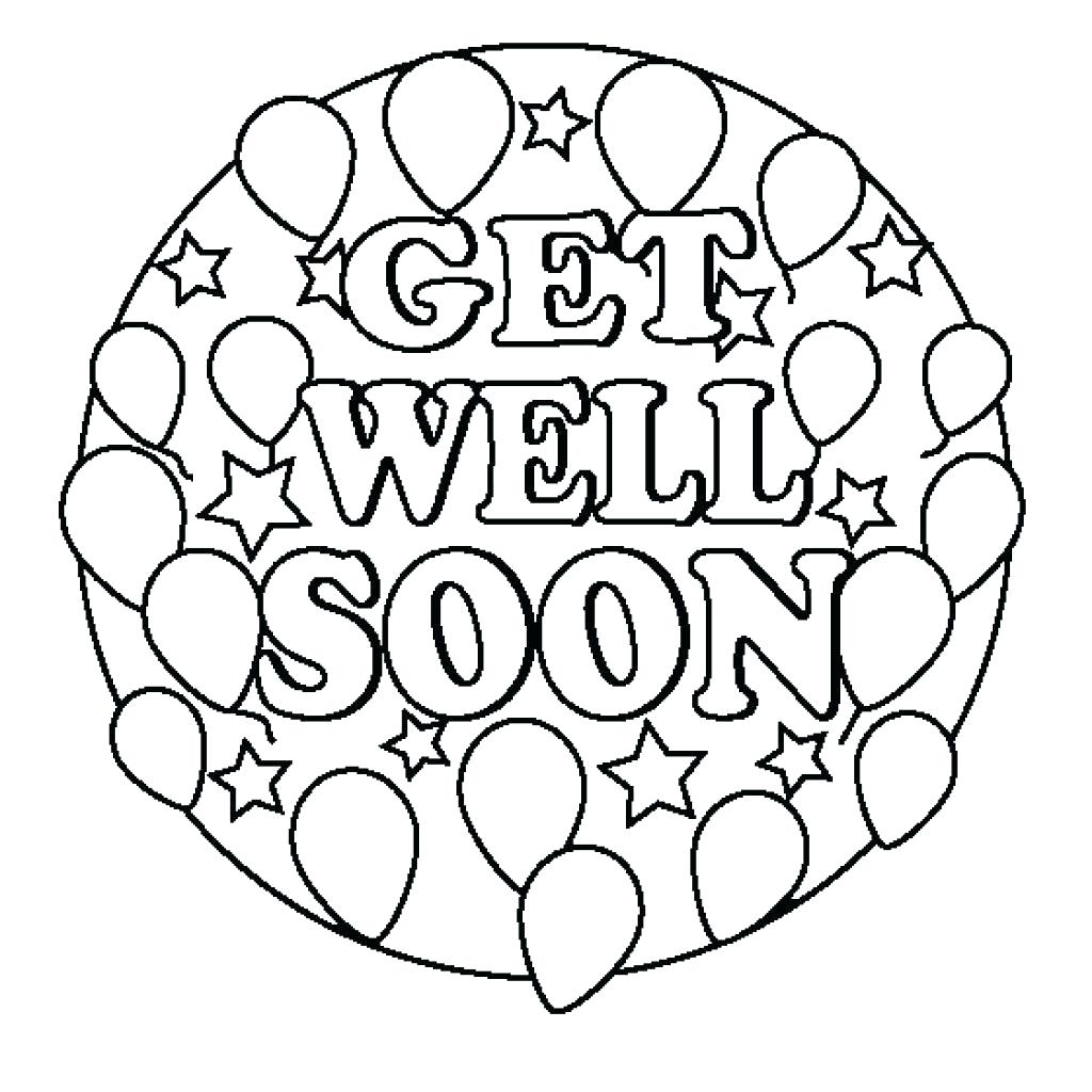 Printable Coloring Pages Get Well Soon – Quorumsheet.co In Get Well Card Template