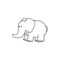 Printable Elephant Templates / Elephant Shapes For Kids intended for Blank Elephant Template