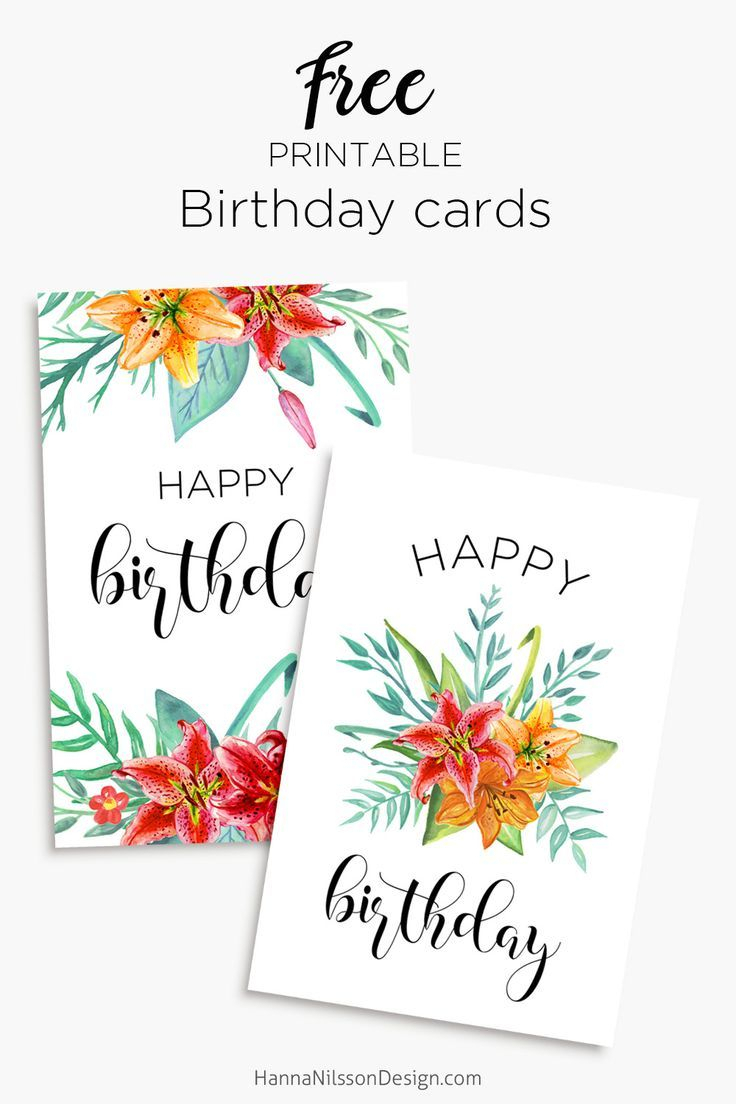 Printable Floral Birthday – Cards, Tags & Gift Box | Cards With Regard To Mom Birthday Card Template