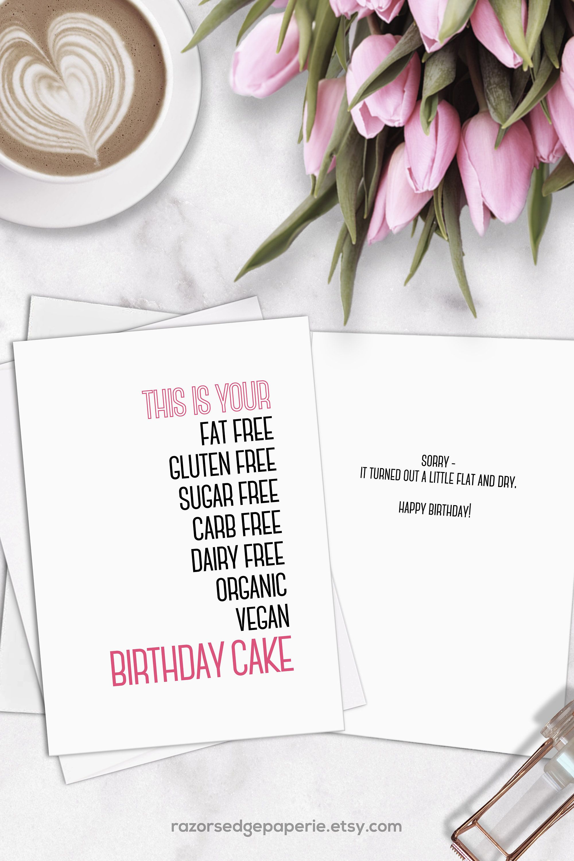 Printable Funny Workout Birthday Card For Her Instant Throughout Sorry Card Template