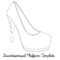 Printable High Heel Stencil Best Photos Of &lt;B&gt;High Heel inside High Heel Shoe Template For Card